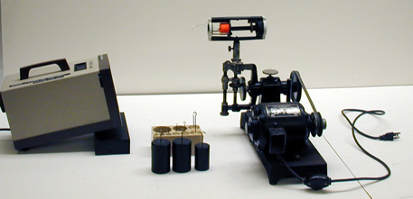 equipment for Central Forces Centripetal Force demo,  weight set