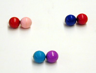 three set of magnetic marbles