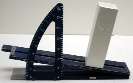 Inclined Plane and 4x4 Block with Offset Center of Mass