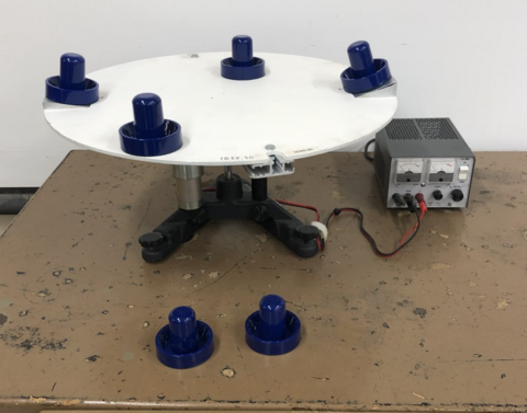 setup for banked track demo