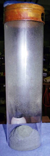 Plexiglas Tube with chemicals