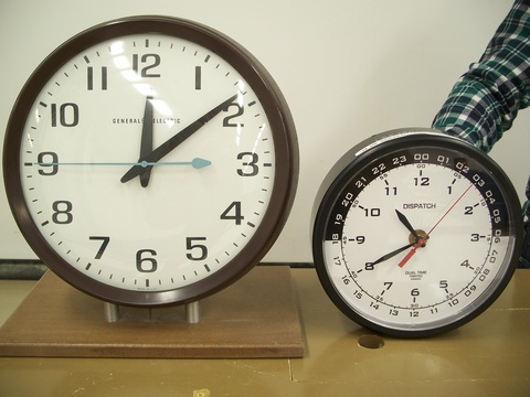 Sidereal Analog 24 Hour Clock, Standard/Regular Clock