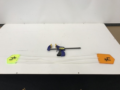 Dirac Strings, clamp