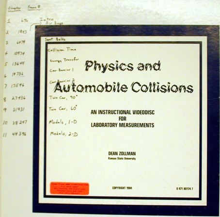 cover of publication "Physics and Auto Collisions"