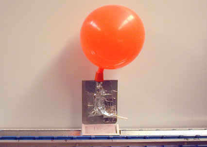Air Track, car with balloon attachment