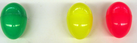 water filled plastic eggs