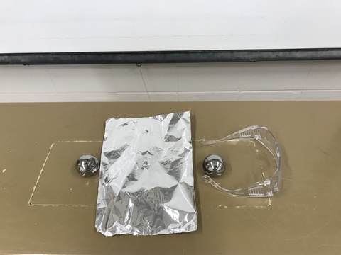 2 inch steel spheres, Aluminum Foil