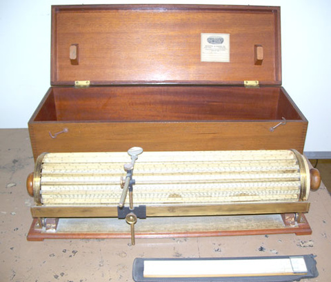 slide rules, case