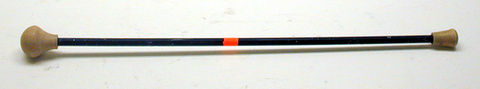 baton with orange tape in the middle