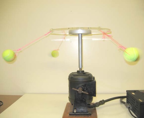 carnival ride model in motion