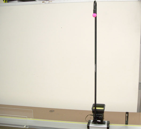 Pasco Dynamics Cart System with Ballistic Cart Accessory, Drop Rod