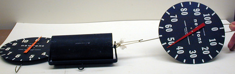 Roller with Hooks on the Side and Large Spring Scales