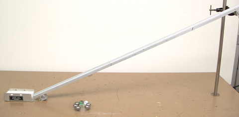 Balls, Ball Catcher, and Inclined Plane