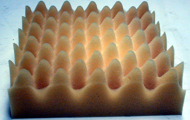 Egg Crate Memory Foam Crystal Model