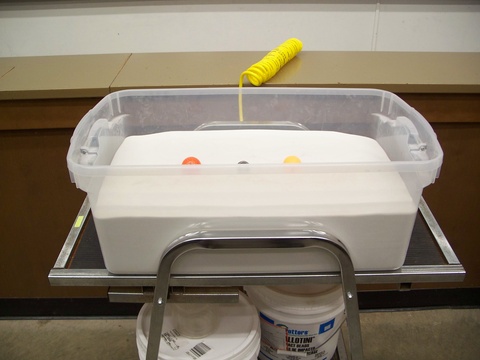 Fluidizing Bed Set up 