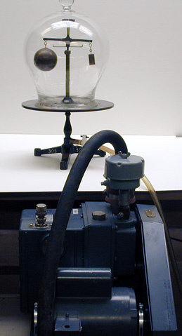 Bell Jar with Stand and Vacuum Pump 