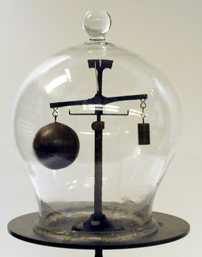 Bell Jar and Balance with Solid & Hollow Spheres - (Baroscope)