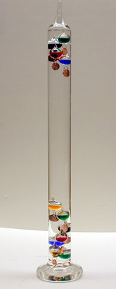 Galileo thermometer