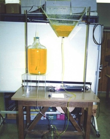 Large Hero's Fountain using two 5 gallon carboys