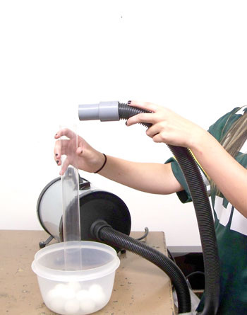 Air Hose at the top of the tube 