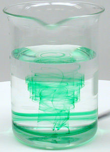 Beaker with Water and Food Coloring 