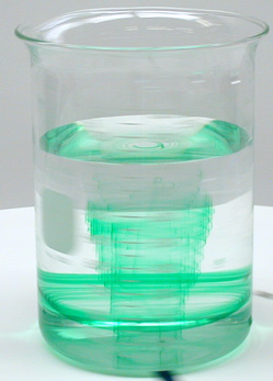 Beaker with Water and Food Coloring 