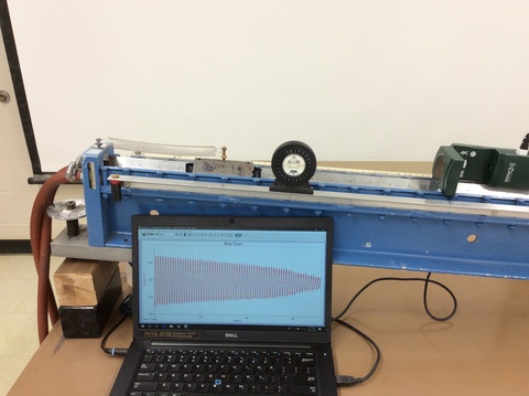 Data from Inclined Air Track demo