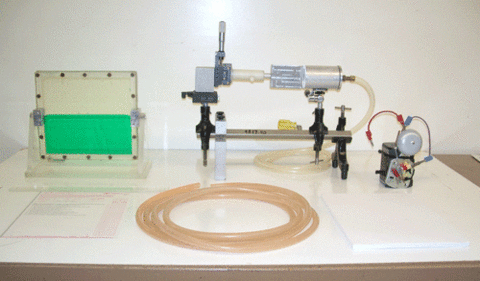 Tygon hose, demo equipment for instability demo