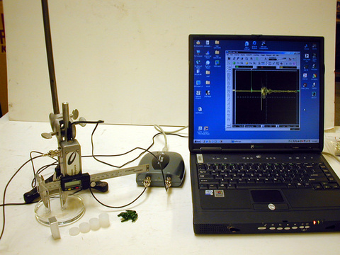 Set up for Speed of Sound in Water