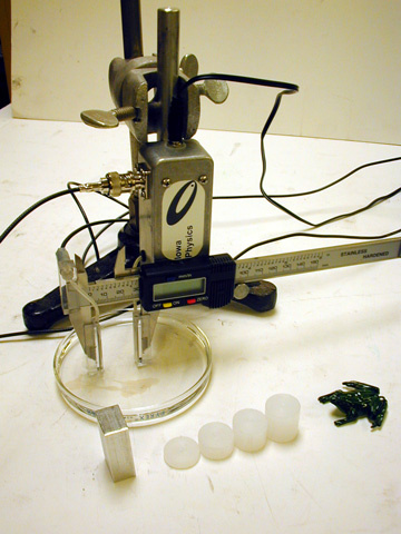 Set up for Speed of Sound in Water