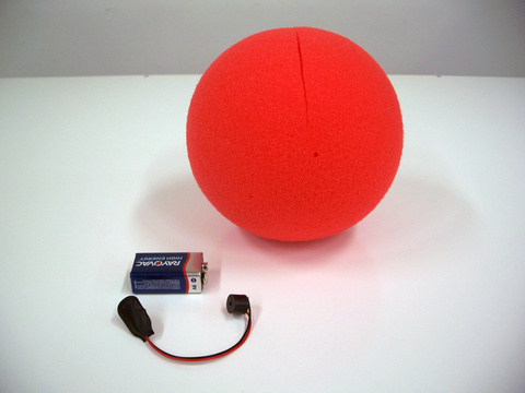 Battery and Foam Ball