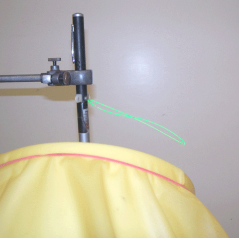 Laser and Ear Drum Model