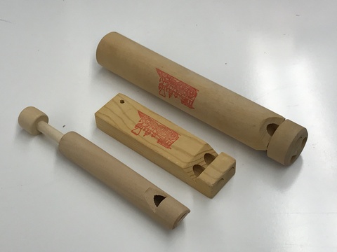 Wooden Train Whistles