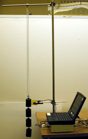 Spring on Vertical Stand, Masses (set)