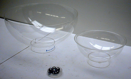 Plastic Bowl and Ball Bearings