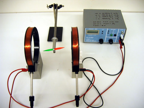 Compass, Helmholtz Coils, Pasco Wave Generator, Chaos Motor Unit
