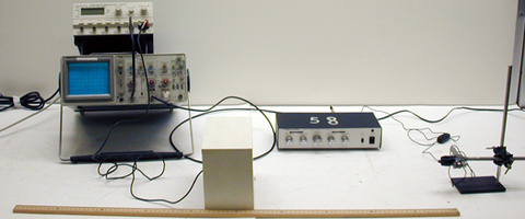 Set up for Speed of Sound in Air demo