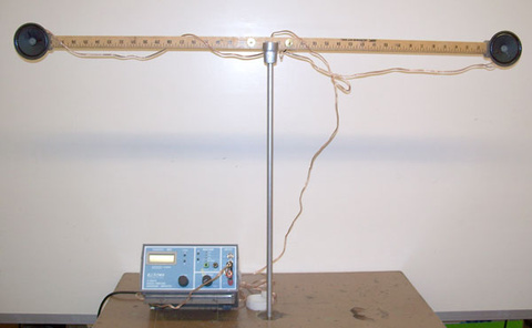 2 large speakers, amplifier, wave generator