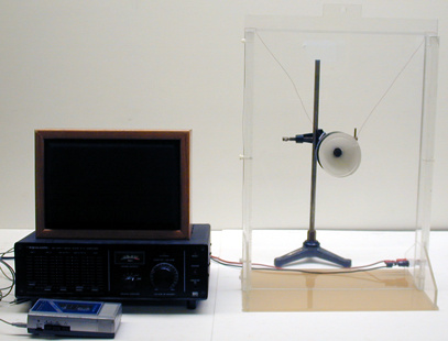 Set up for Speaker and Baffle demo