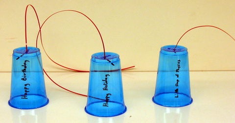 Zip Strips and Plastic Cups