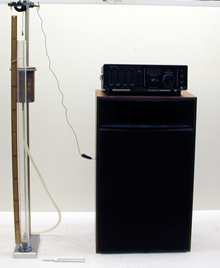 Resonance tube, Tuning fork, Microphone, Amplifier, and Speaker