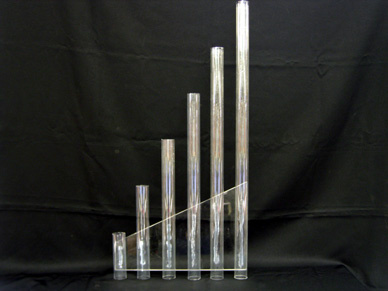 Pan Pipes Made from 40 Watt Light Tube Covers