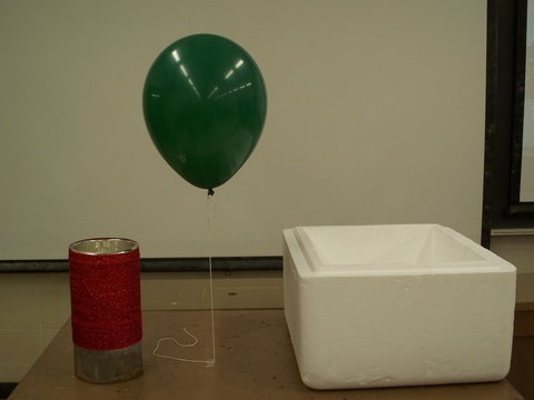 Helium Balloon and Liquid Nitrogen