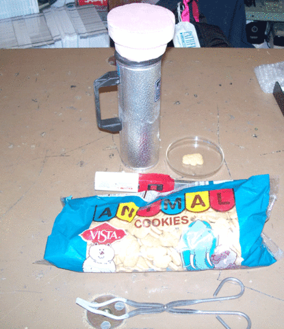 Dewar, Tongs, Grill Lighter, Animal Crackers