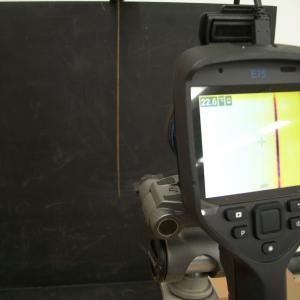 IR Camera, Wire, and Background Screen