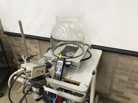 Set up for the Super Cooling Water demo