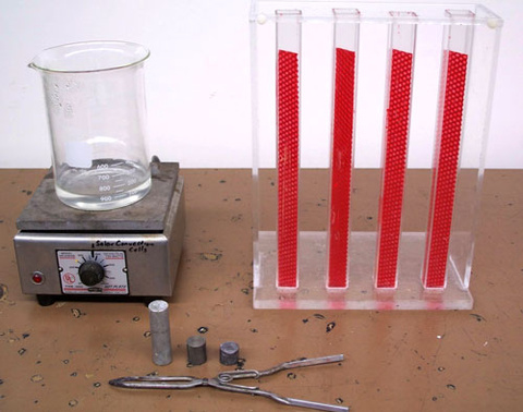 Set up for Specific Heat Apparatus Demo