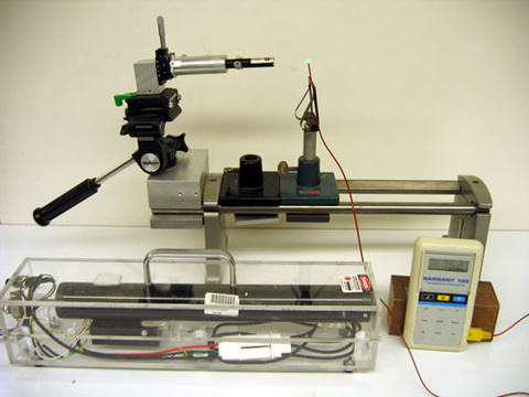 Set up for Laser and Thermometer demo
