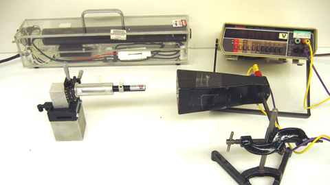 Set up for Laser and Thermometer demo