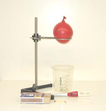 Set up for Balloons & Matches demo